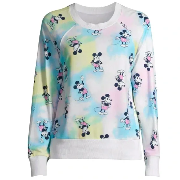 Disney Mickey Mouse  All Over Print Long Sleeve Pajama Sleep/ Lounge Set | XL - Picture 7 of 15